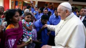 Rohingyas : l’émotion du pape François