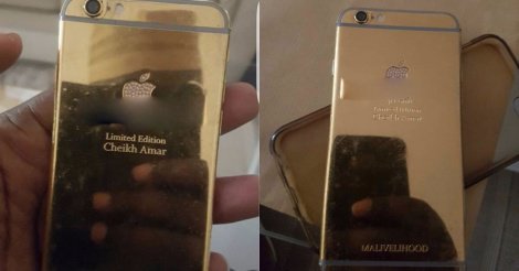 BIJOU: Cheikh Amar s’offre un iPhone en or 24 carats