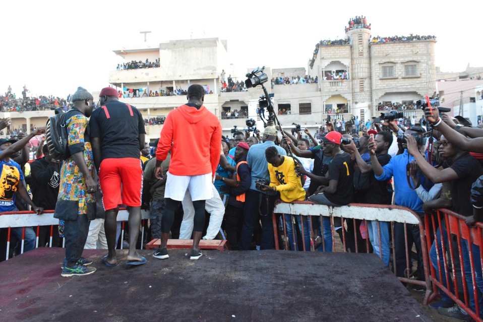 COMBAT DE LUTTE DU 13 JANVIER 2019 - Mod'Lo vs Balla Gaye 2 : Open press de Mod'Lo en images