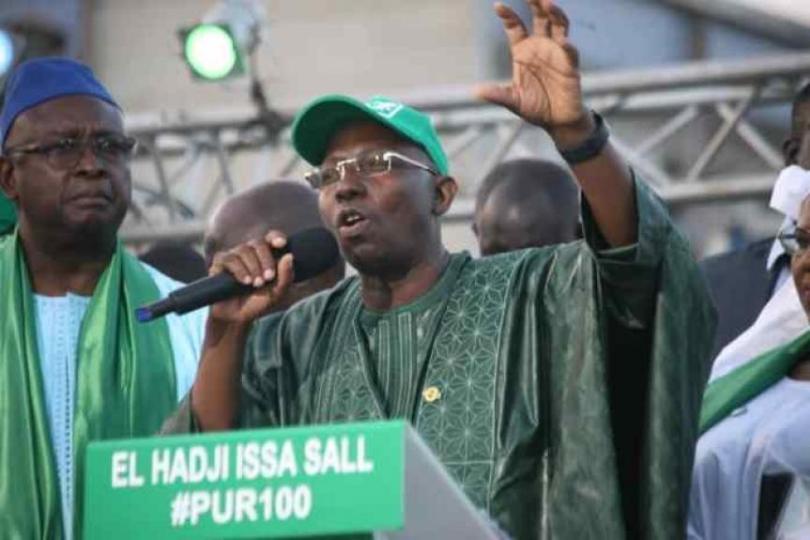 MEETING D’OUVERTURE DE EL HADJI ISSA SALL CANDIDAT DU PUR : Macky Sall est un tyran, sous mon régime, la caisse noire sera supprimée