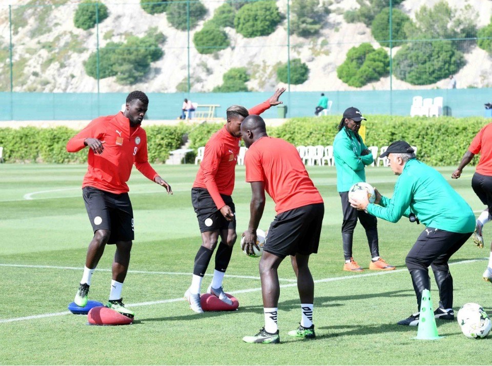 DEUXIEME SEANCE DES LIONS HIER AU STADE INTERNATIONAL DU CAIRE : Mbaye Niang et Lamine Gassama de retour, Alfred Ndiaye travaille en solo