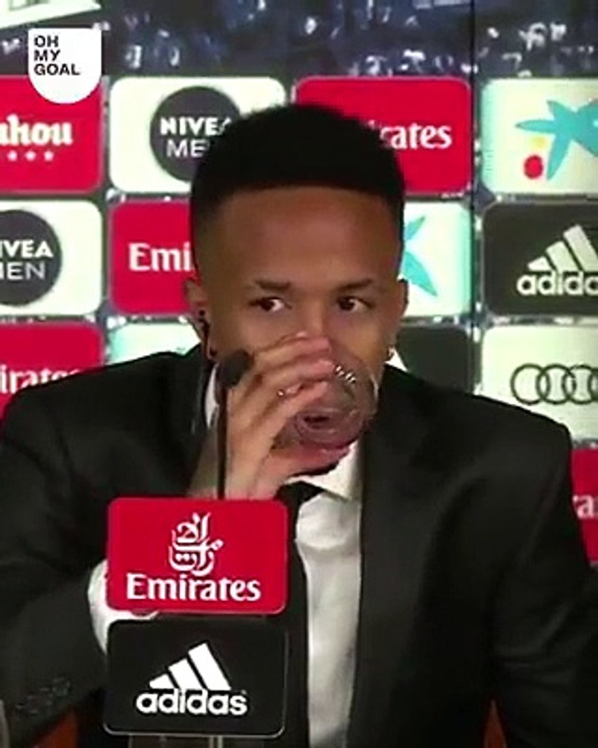 REAL MADRID : Eder Militao victime d'un malaise en pleine présentation (vidéo)