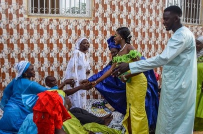 LES IMAGES DU MARIAGE ROYAL DU COUPLE MALICK DIOP ET GUIDELAM