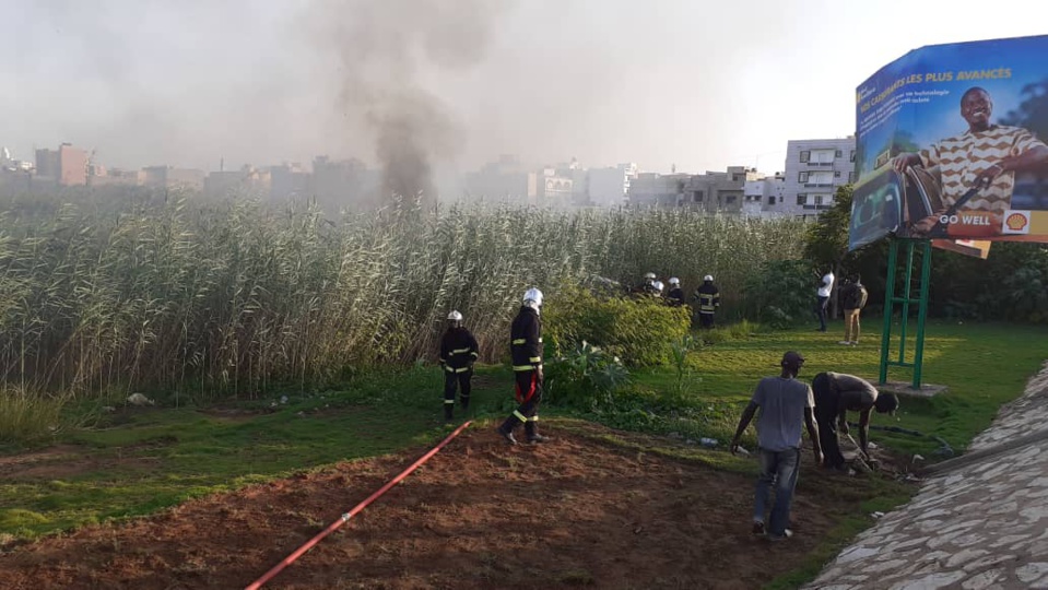 INCENDIE AU TECHNOPÔLE DE PIKINE