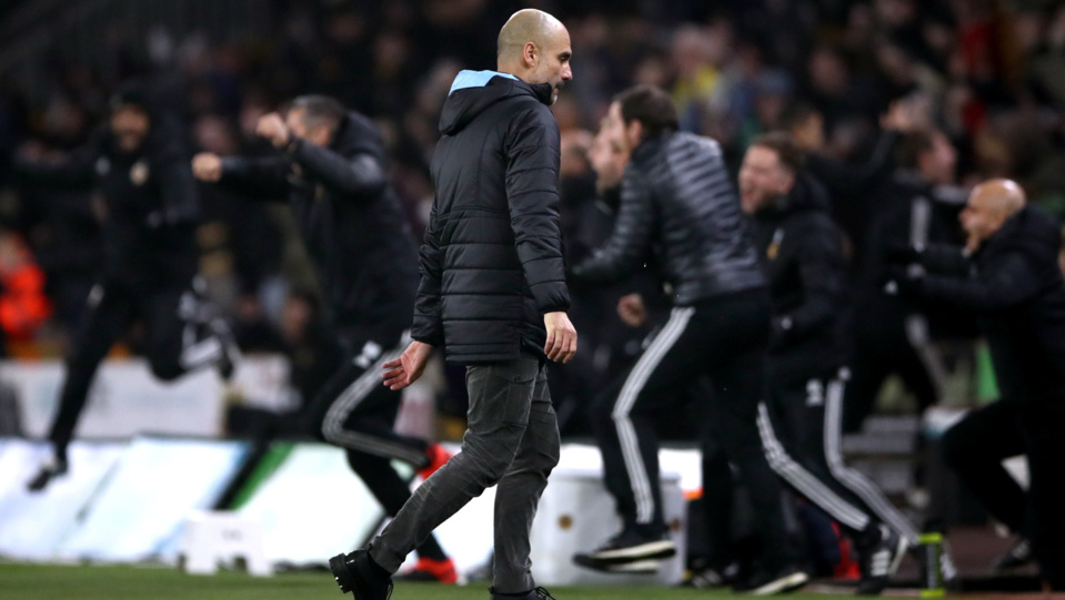 WOLVERHAMPTON-MANCHESTER CITY : GUARDIOLA ASSUME, LE TITRE, C'EST FINI