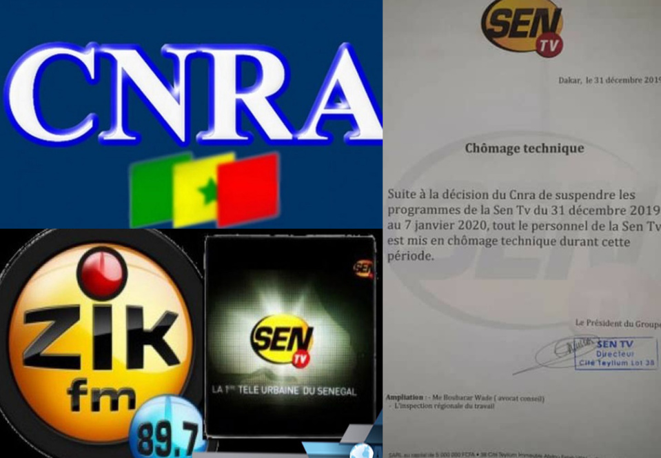 Suspension des programmes de la Sen Tv 7 jours: une décision excessive, rétrograde, absurde et méchante