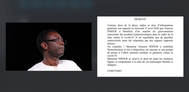 Covid-19 / Marché de Gel : Youssou Ndour dément et menace de porter plainte contre…