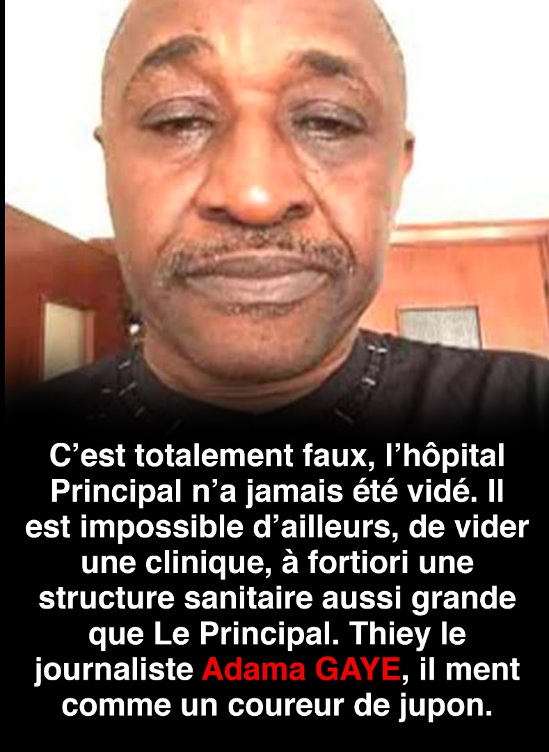 Adama Gaye, une unité de production de fake news !