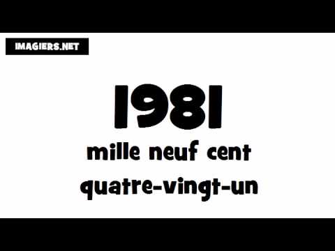 Prononciation de 1981: Dire mille neuf cent quatre-vingt-un au lieu de mille neuf cent quatre-vingt-et-un