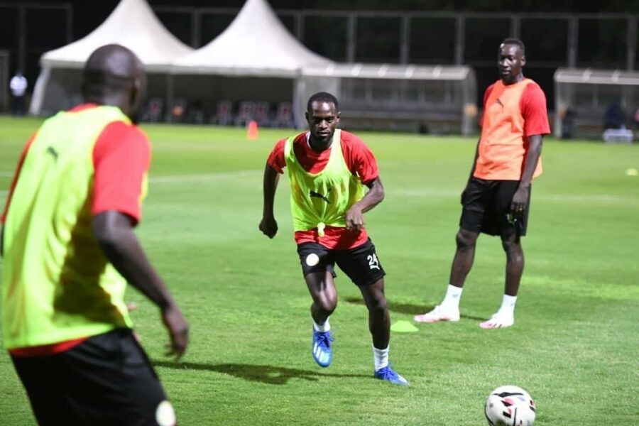 DEUXIEME GALOP D’ENTRAINEMENT DES LIONS: Aliou Cissé  range son 3-5-2 et  revient  à un schéma classique