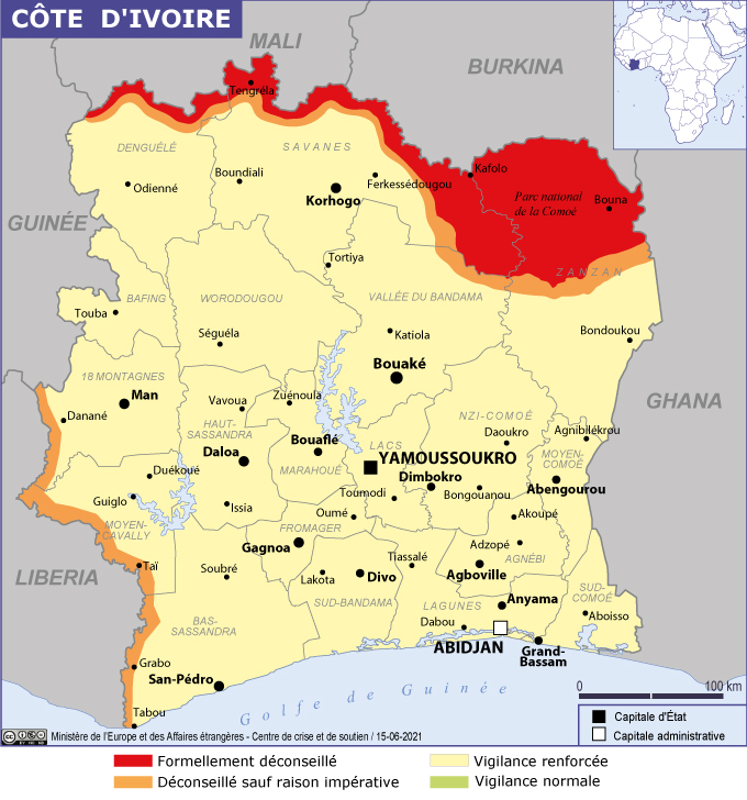 La Côte d’Ivoire oblige les passagers en provenance de Dakar et Tunis à faire le test avant d’entrer dans son territoire