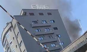 Incendie au garage mécano de EMG Universal Auto