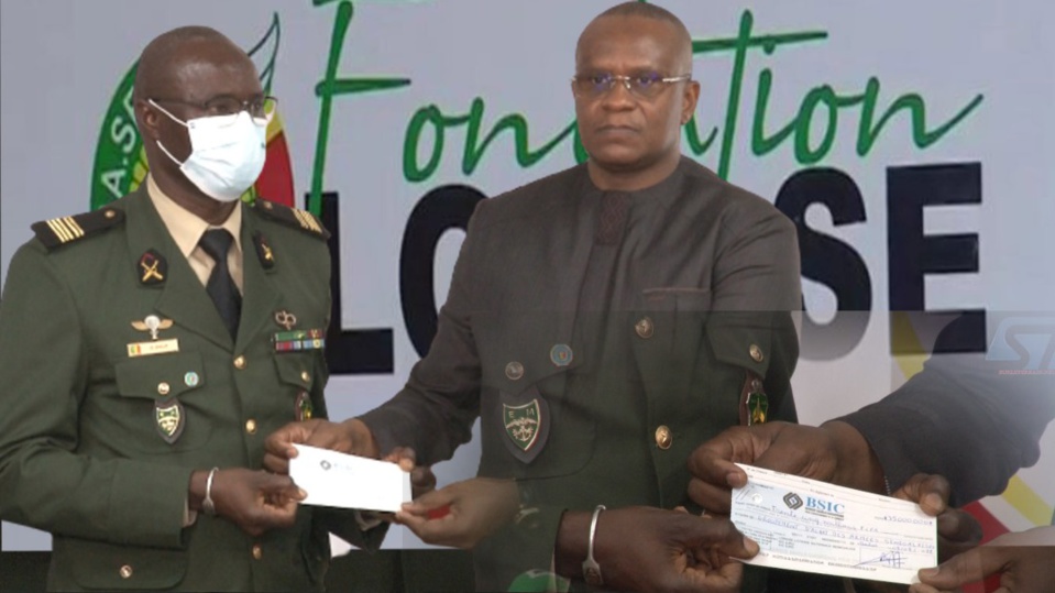 SOLDATS TUÉS EN CASAMANCE :La Fondation Lonase remet 5 millions à chaque famille de victime