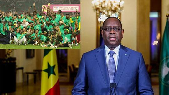 Macky Sall rend hommage aux Lions