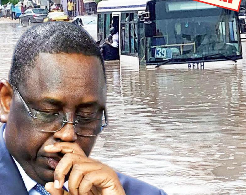 LUTTE CONTRE LES INONDATIONS :Macky Sall invite à mobiliser tous les services de l’Etat pour renforcer les dispositifs opérationnels