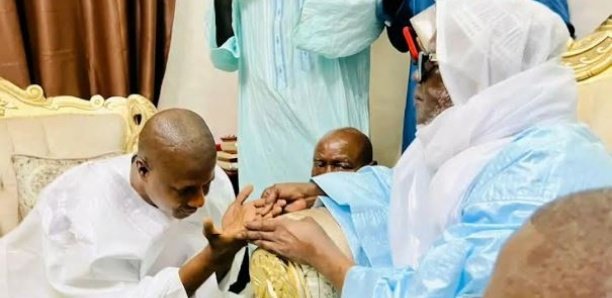 Serigne Mountakha a reçu Antoine Diome