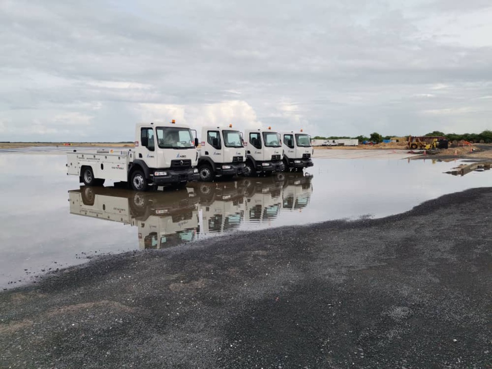 INAUGURÉ LE 4 JUILLET EN GRANDE POMPE POUR UN COUT DE 23 MILLIARDS : L'aéroport de Saint-Louis sous les eaux