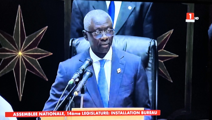 Nouveau président de l'Assemblée nationale : Les premiers mots de Amadou Mame Diop