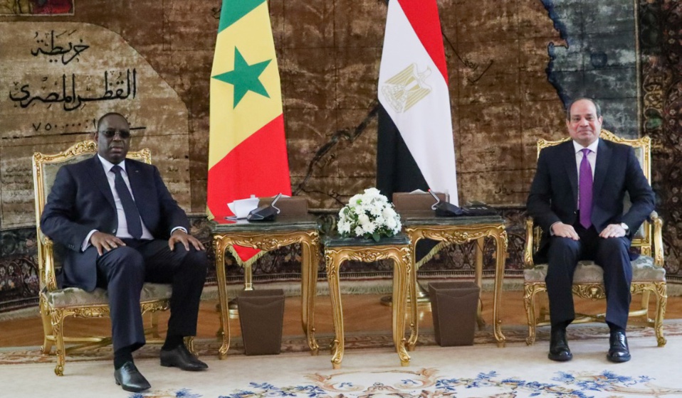 Macky Sall en Egypte