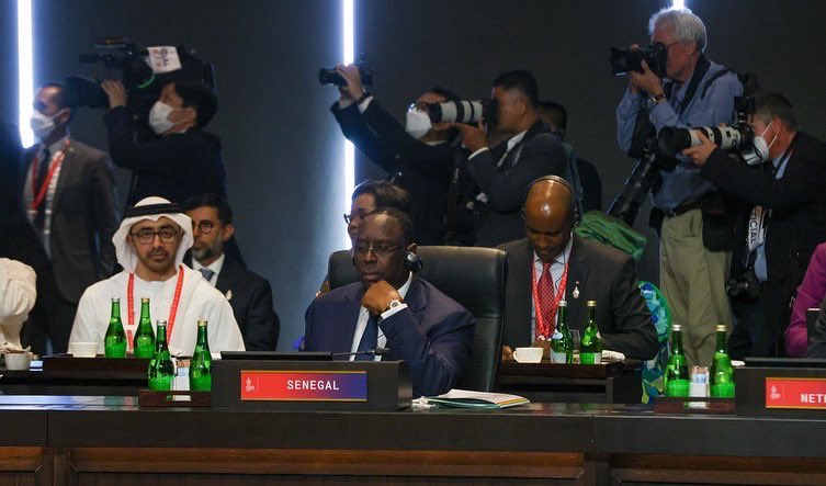 SOMMET DU G20 À BALI EN INDONESIE:  Macky Sall appelle les puissants du monde à intégrer l’Afrique comme membre permanent du G20