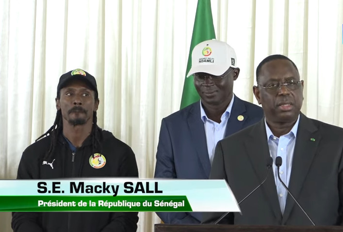 ACCUEIL DES LIONS AU PALAIS DE LA REPUBLIQUE: Macky Sall maintient les primes de qualification en quarts pour l’ensemble de la délégation officielle