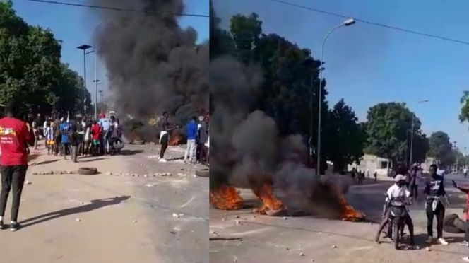 Mécontents de Sonko, les étudiants de Ziguinchor mettent le feu