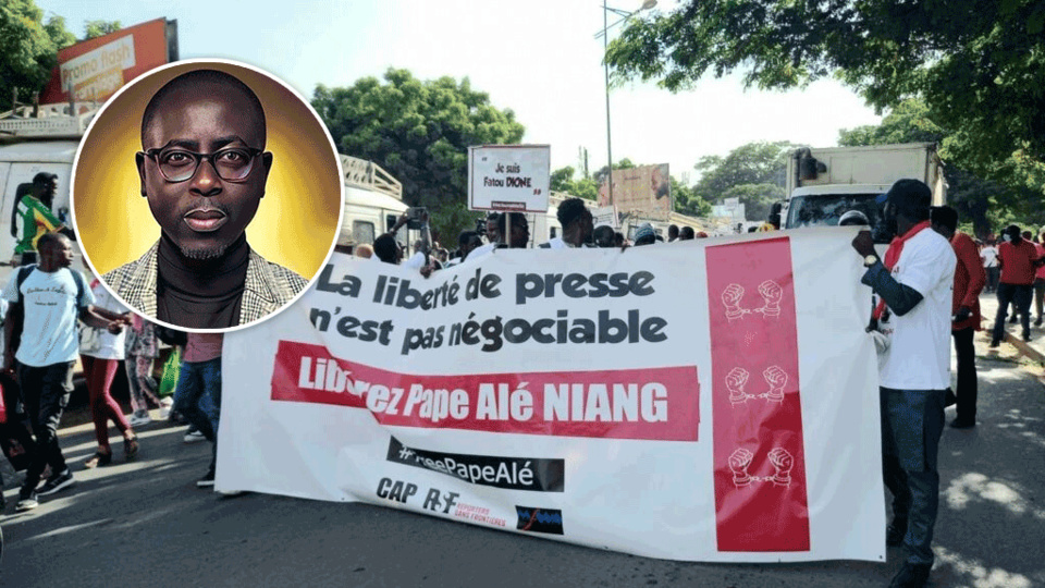 AFFAIRE PAPE ALÉ NIANG: Reporters sans frontières se félicite de la remise en liberté provisoire du journaliste et appelle à l’abandon de toutes les charges retenues contre lui