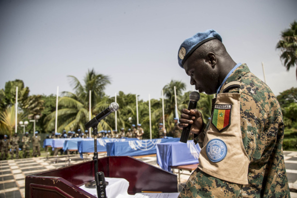 Levée du corps des trois soldats tombés au Mali