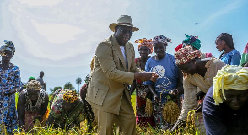 campagne agricole 2023-2024 :Macky Sall alloue une dotation budgétaire exceptionnelle et historique de 100  milliards de francs CFA