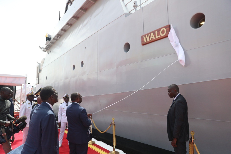 Le Sénégal renforce ses capacités de sécurité maritime avec l'arrivée du patrouilleur « Le WALO »