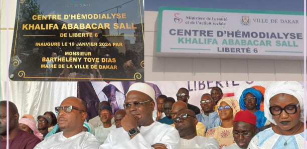 INAUGURATION DU CENTRE D’HEMODIALYSE KHALIFA ABABACAR SALL DE LIBERTE 6 : Barthélemy Dias rend hommage à son mentor politique et annonce d’autres réalisations grandioses dans les jours à venir