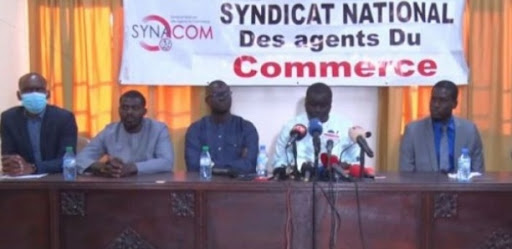 COMMUNIQUE  :Le Syndicat national des Agents de l'Administration du Commerce (SYNACOM) déplore l'attitude inélégante du Ministre de l'Industrie et du Commerce 