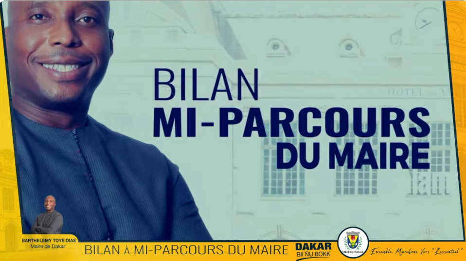 PRESENTATION DE SON BILAN DE MI-MANDAT A LA TÊTE DE LA VILLE DE DAKAR : Barthélemy Dias dresse un tableau élogieux