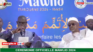 GÉNÉRAL JEAN BAPTISTE TINE À LA CÉRÉMONIE OFFICIELLE DU GAMOU 2024 à TIVAOUANE : «La perte des valeurs religieuses et morales appelle de notre part un retour aux nombreuses vertus incarnées par le Prophète Mohamed (Psl)»