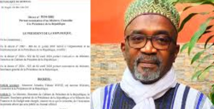 Amadou Tidiane Wone, nommé ministre-conseiller