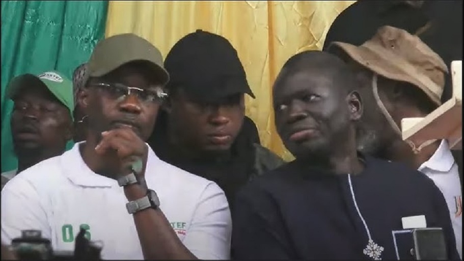 CAMPAGNE LÉGISLATIVES DANS LE SALOUM : Ousmane Sonko obtient le soutien de Serigne Mboup à Kaolack et se fait attaquer à Koungheul