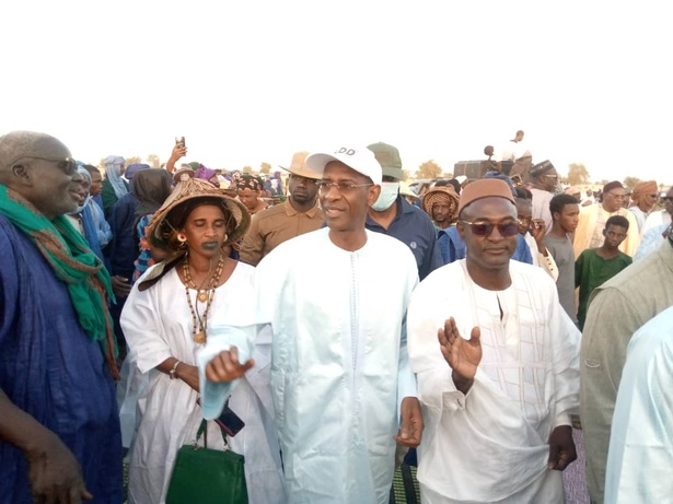 Abdoulaye Daouda Diallo et Abou Sidi Ba en tournée triomphale dans le département de Podor