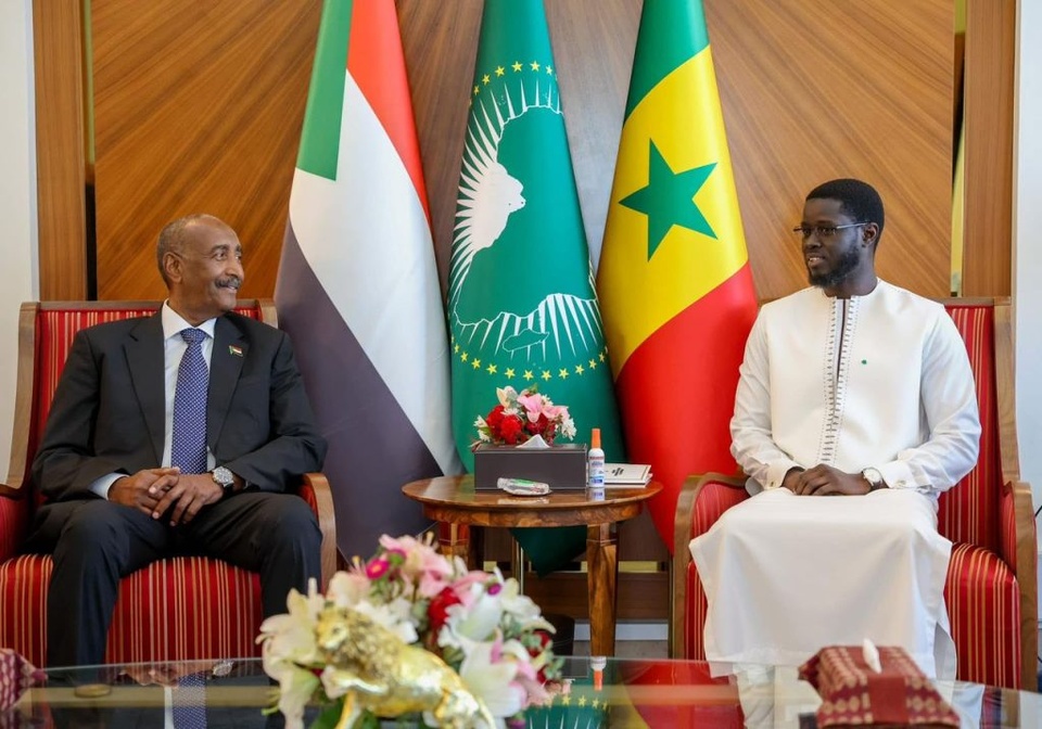 Rencontre entre le Président Diomaye Faye et le Général Abdel Fatah Al Burkhan : le Sénégal s’engage à accompagner le Soudan dans un processus de paix durable