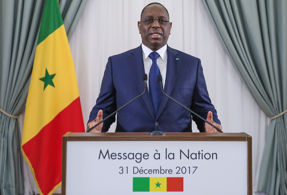 Discours: Message à la Nation de Son Excellence monsieur le Président Macky Sall à l'occasion du nouvel an