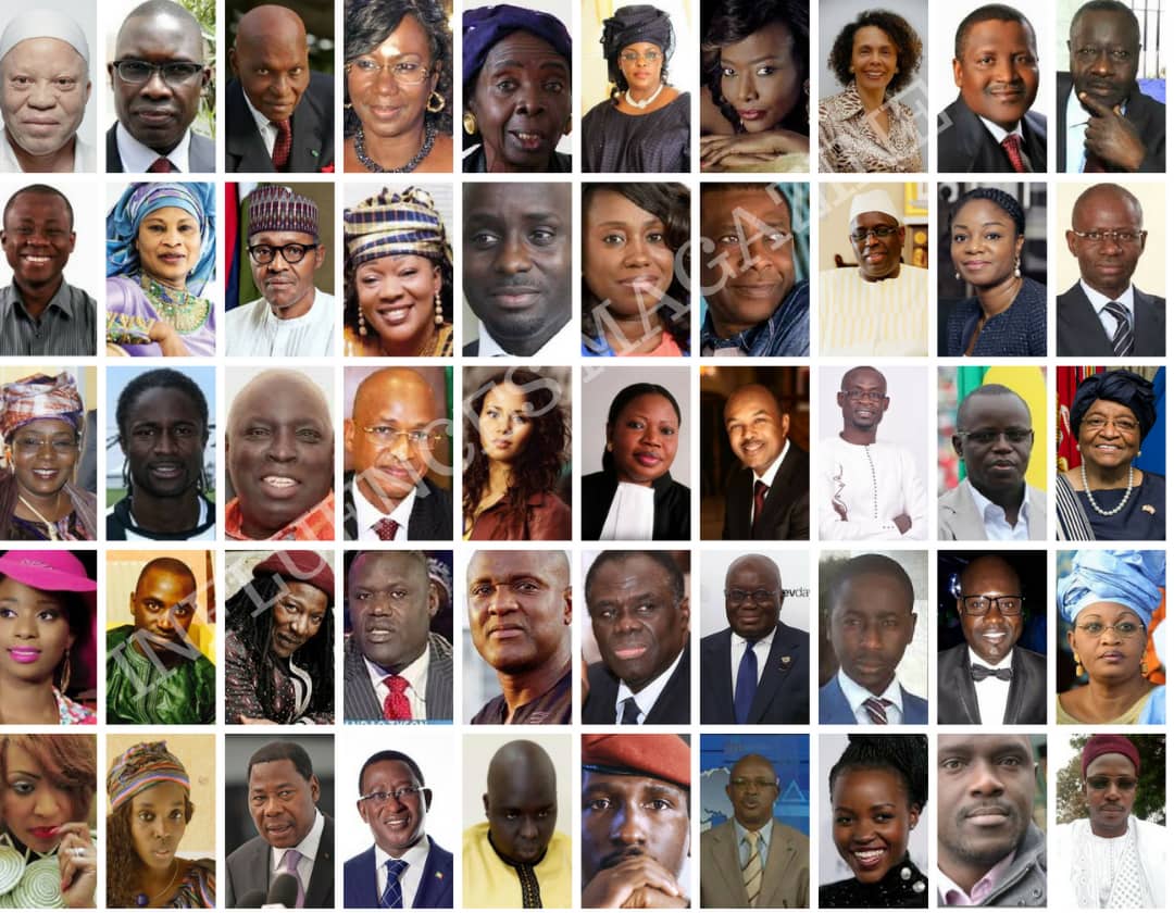 Classement : liste des 50 personnalités les plus influentes de l’Afrique de l’Ouest