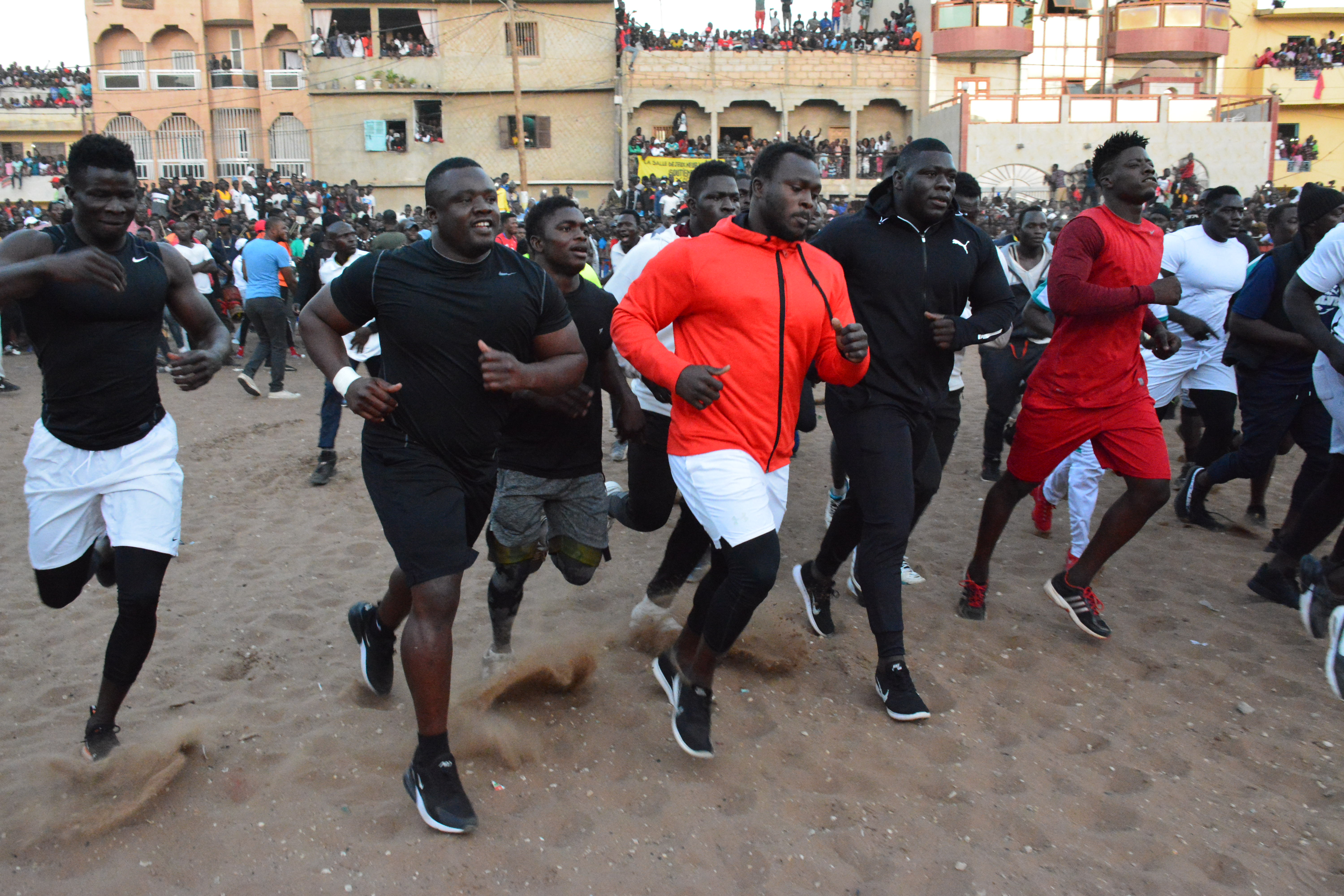 COMBAT DE LUTTE DU 13 JANVIER 2019 - Mod'Lo vs Balla Gaye 2 : Open press de Mod'Lo en images