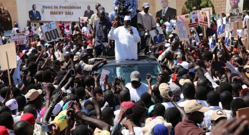 Macky Sall sur de sa victoire, descend ses adversaires: "le slogan na dem est démodé depuis 2012"