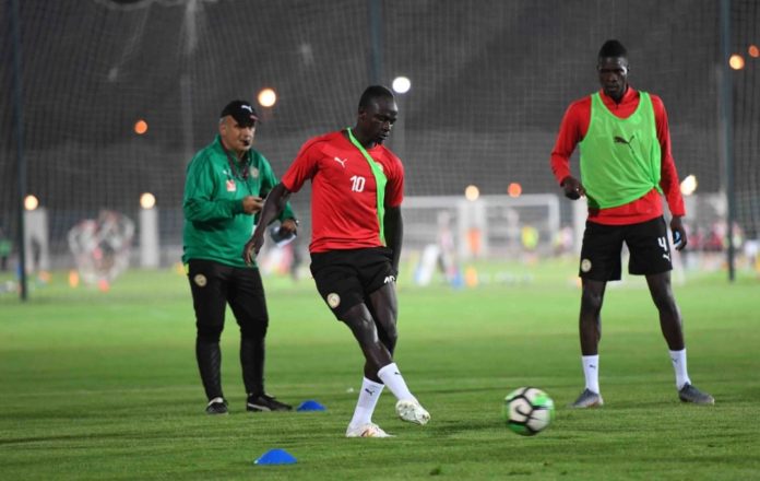 ULTIME SEANCE AVANT LE MATCH CONTRE LE KENYA : La mise en place des Lions avec Gana Guèye et Ismaïla Sarr