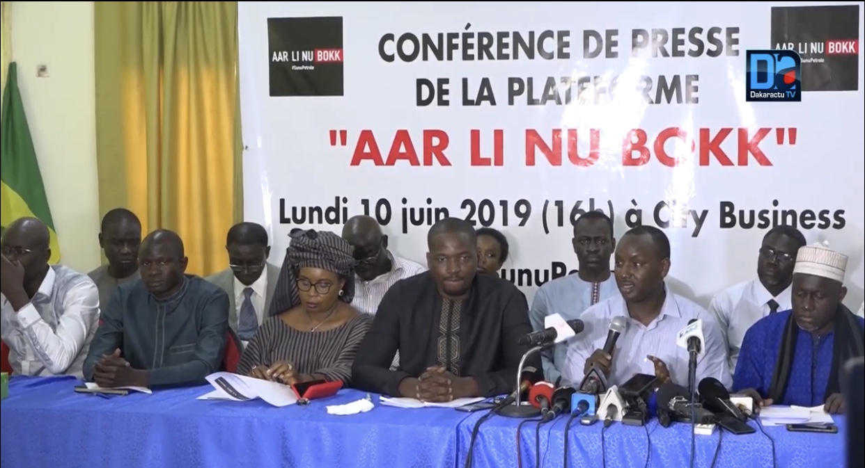 MANIFESTATION POUR UNE GESTION TRANSPARENTE DES RESSOURCES NATURELLES: Aar Li Nu Bokk s’approprie les samedis et avertit le préfet de Dakar