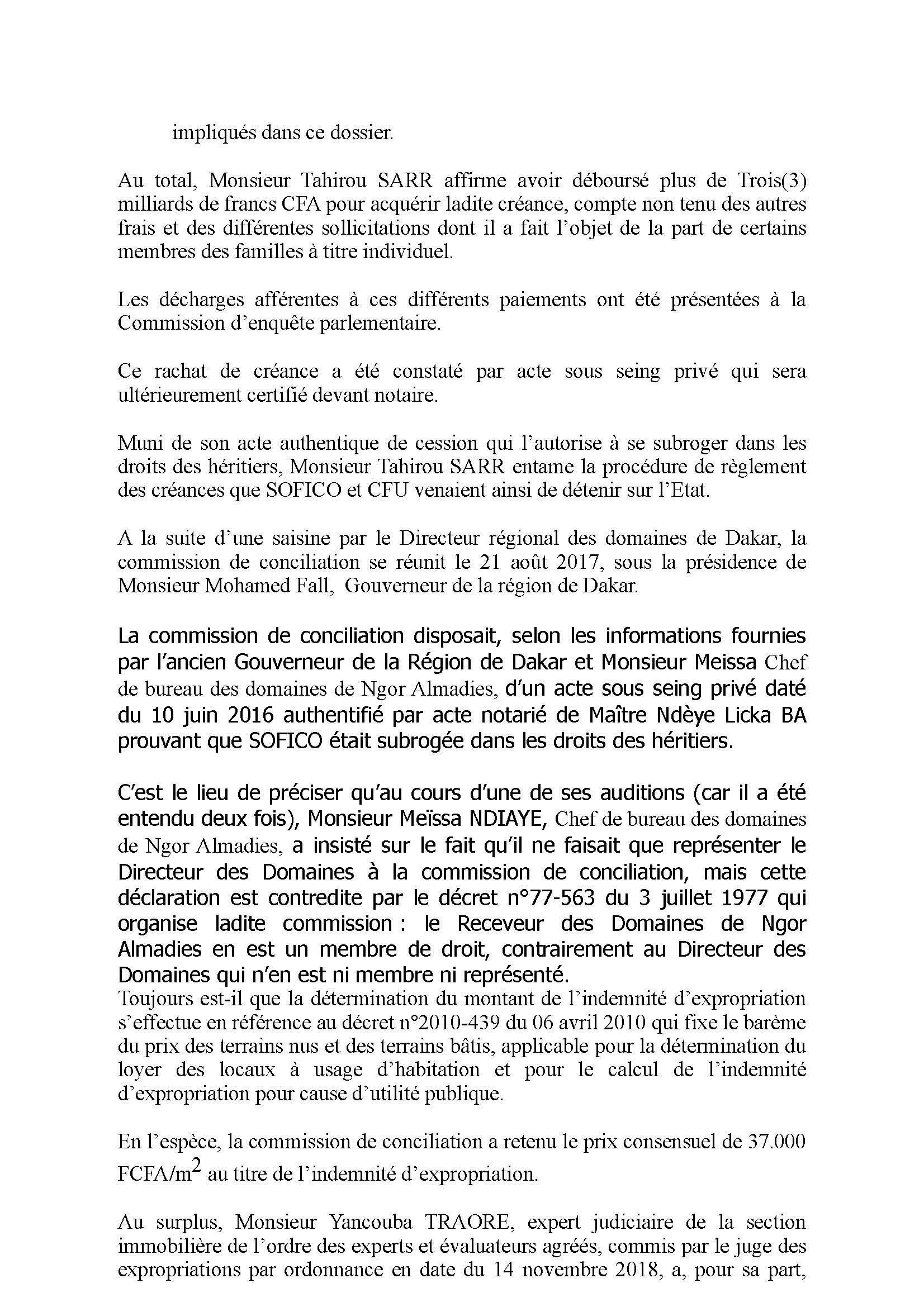 AFFAIRE DES 94 MILLIARDS : La Commission d'enquête parlementaire blanchit Mamour Diallo et enfonce Ousmane Sonko