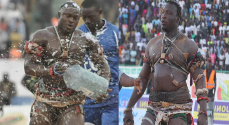 COMBAT ROYAL: Luc Nicolaï ferre Modou Lô et discute avec Ama Baldé