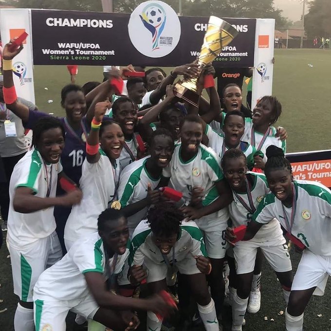 CHAMPIONNE DU TOURNOI UFOA A: L’équipe nationale féminine de football du Sénégal remporte son premier trophée