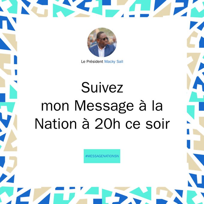 Covid-19 : Macky va s’adresser à la Nation ce lundi à 20 heures