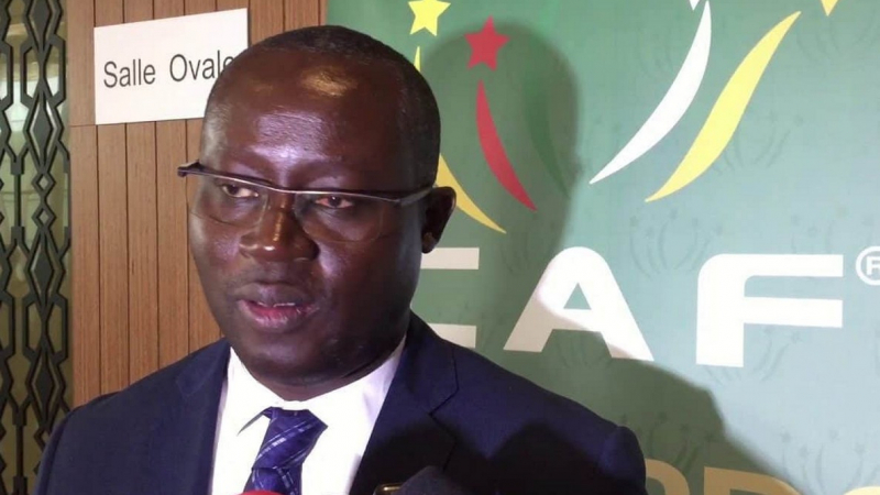 DEPOT DE CANDIDATURE A LA PRESIDENCE DE LA CAF  Matar Ba confirme Augustin Senghor