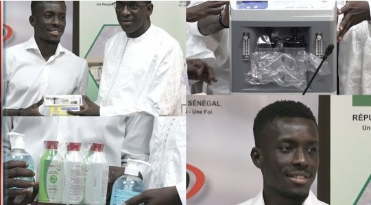 IDRISSA GANA GUEYE ET SON ASSOCIATION FOR HOPE SOUTIENNENT LE MINISTERE DE LA SANTE:  45 extracteurs d'oxygène, 6000 tests antigéniques, 20.000 masques FFP2, 2000 masques chirurgicaux et 2280 flacons de gels hydroalcooliques remis à Diouf Sarr